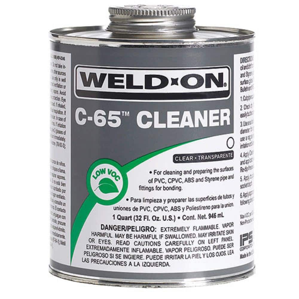 C-65 PVC/CPVC/ABS/Styrene Cleaner, Clear, Low VOC, 1/2 Pint (8 fl. oz. ) price history on PriceWatchPro