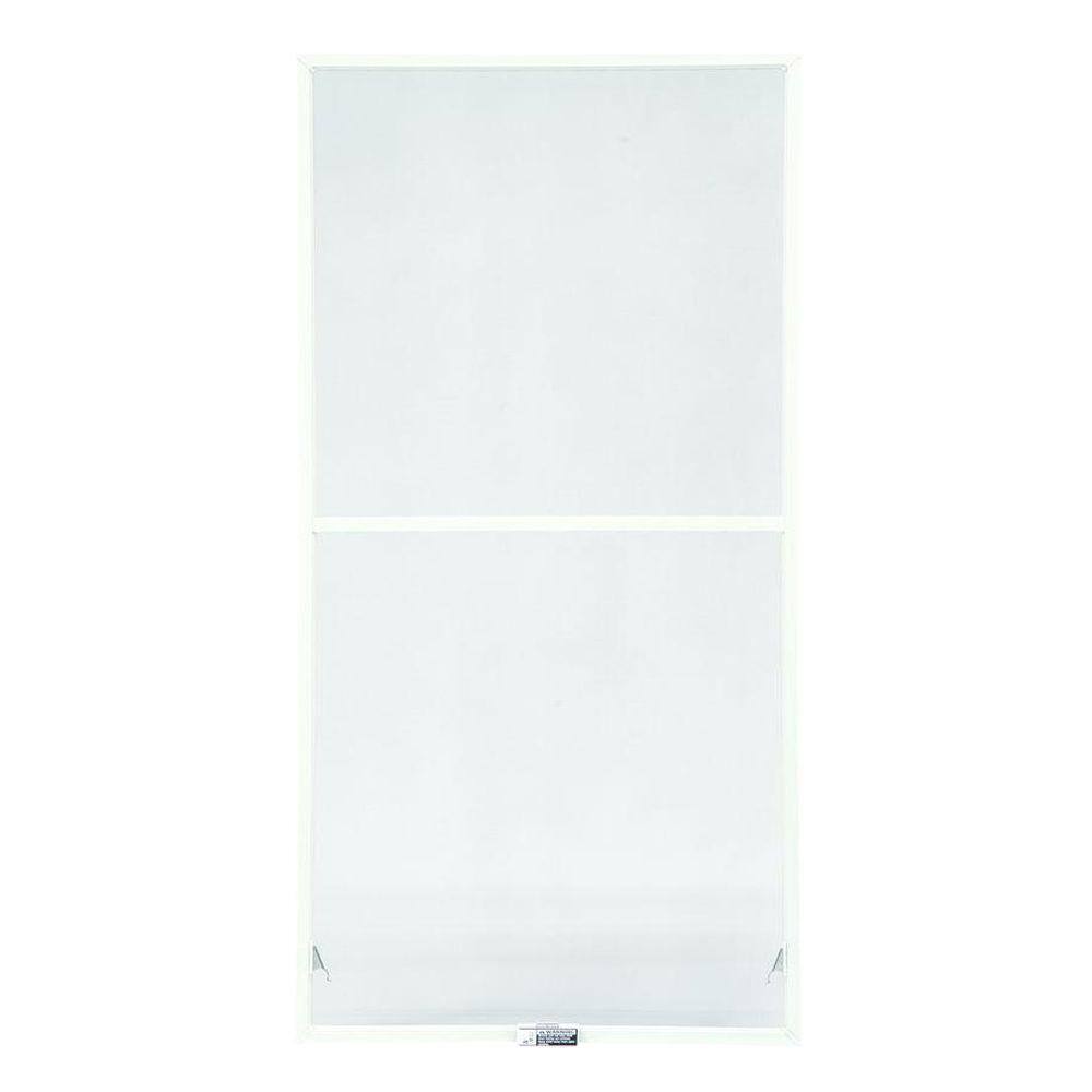 43-7/8 in. x 46-27/32 in. 200 and 400 Series White Aluminum Double-Hung Tru
