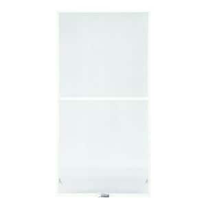 43-7/8 in. x 46-27/32 in. 200 and 400 Series White Aluminum Double-Hung TruScene Window Screen