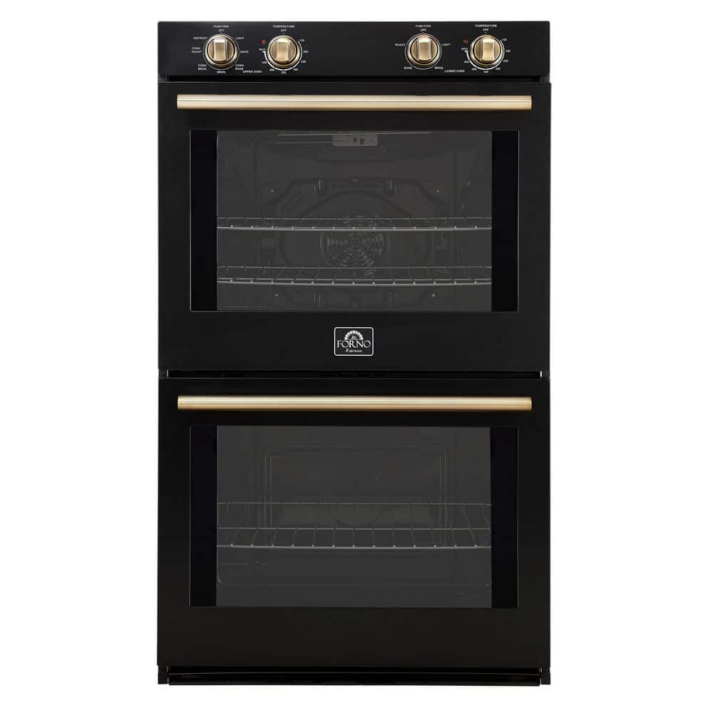 Vomero 30 in. Double Wall Oven, Black, 10 cu. ft. Total Capacity, 7100-Watts Convection, Manuel Steam Clean price history on PriceWatchPro