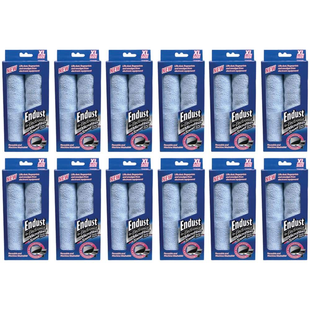 XL 15 in. x 15 in. Microfiber Cloth (12-Pack)