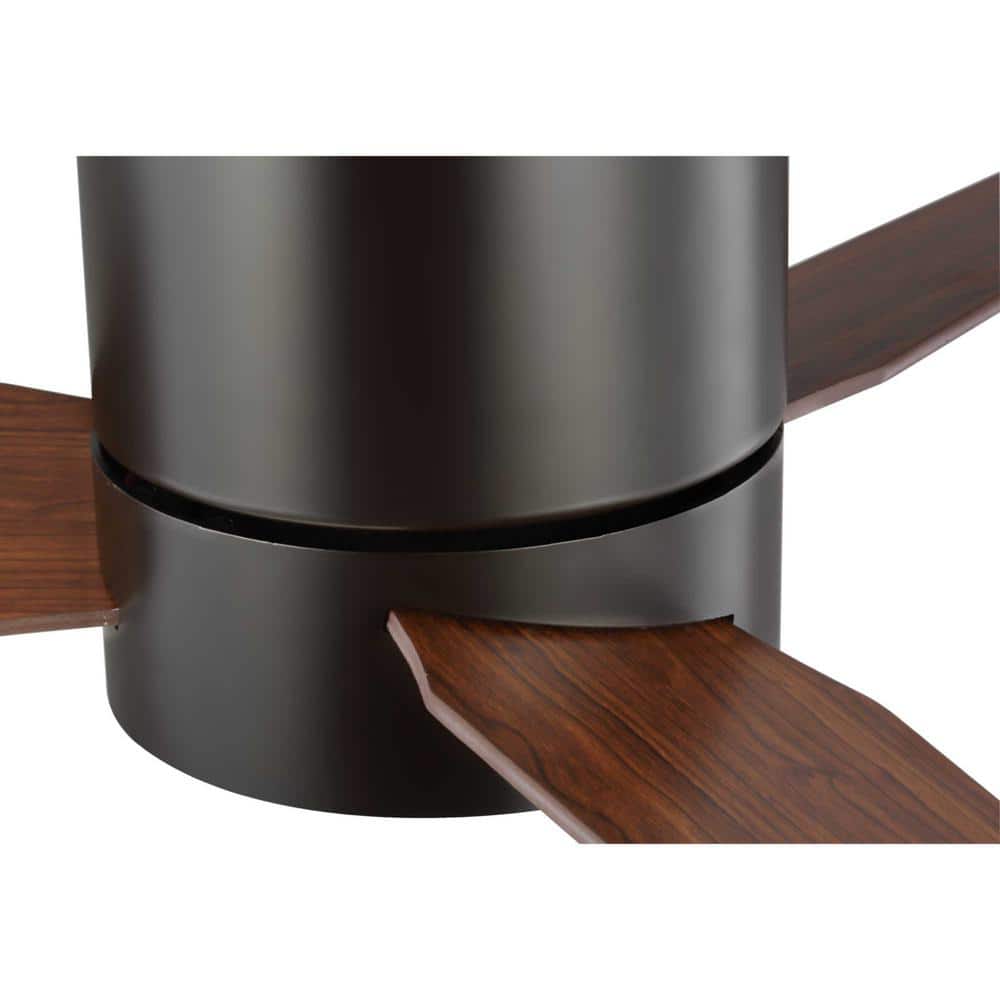 Braden Architectural Bronze 56" Low Profile Ceiling Fan with LED & Remote