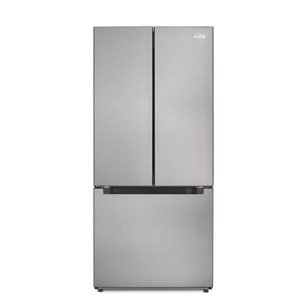 30-Inch Stainless Steel French Door Refrigerator with Dual Freezer Drawers