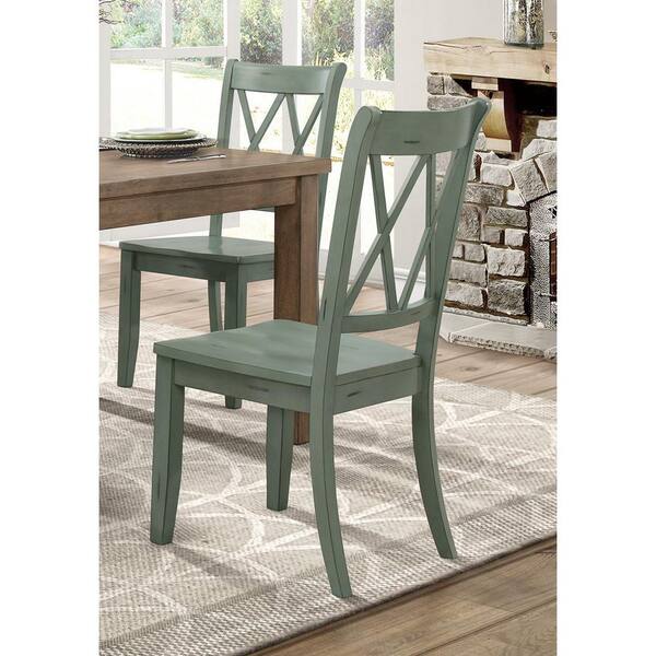 side chair teal