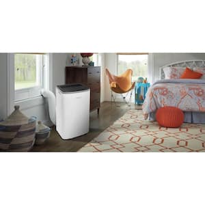 12,000 BTU (8,000 DOE) 3-in-1 Portable Air Conditioner with Remote in White 115-Volt