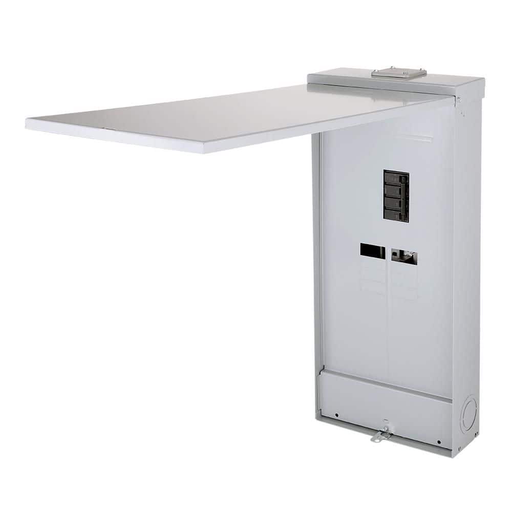 150 Amp 8-Space 16-Circuit Main Breaker Plug-On Neutral Circuit Breaker Pan