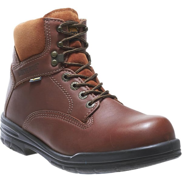 Wolverine Men's Durashock SR Work Boots - Soft Toe - Brown Size 8.5(M)