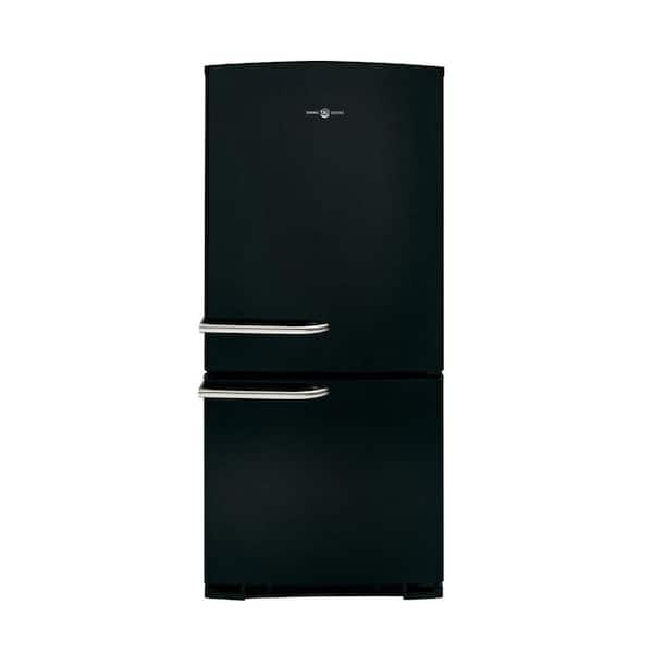 GE Artistry 29.75 in. W 20.3 cu. ft. Bottom Freezer Refrigerator in Black