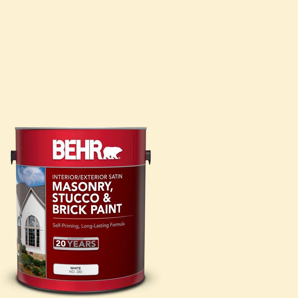 1 gal. #P280-1 Summer Bliss Satin Interior/Exterior Masonry, Stucco and Bri