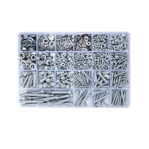 Angel Sar 1080-Piece Screws Bolts and Nuts Assortment Kit IZOZ2353