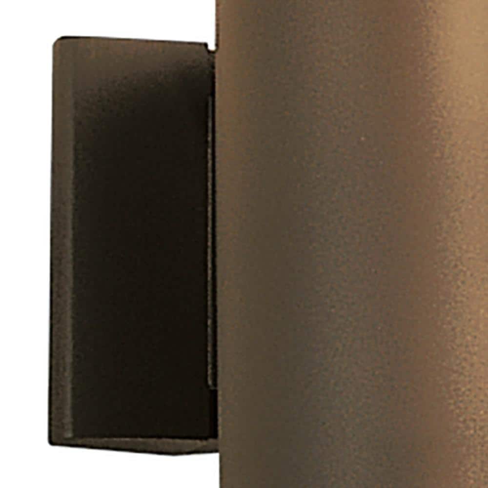 Architectural Bronze Modern 7" Cylinder Wall Sconce