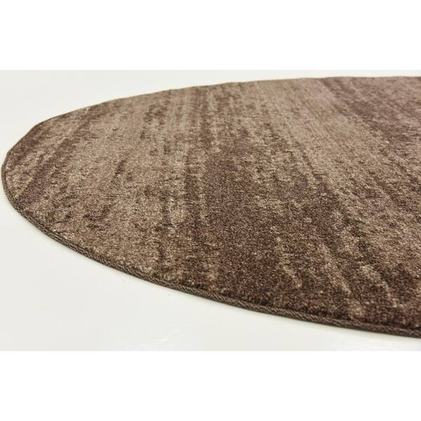 Unique Loom Del Mar Lucille Brown 6 0 X Round Rug 3124453 Unique Loom Del Mar Lucille Brown 6 0, Brown Round Rug Ikea