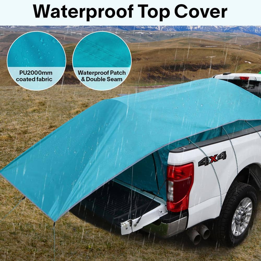 Blue Pop-Up 5-Person Four-Season Camping Tent