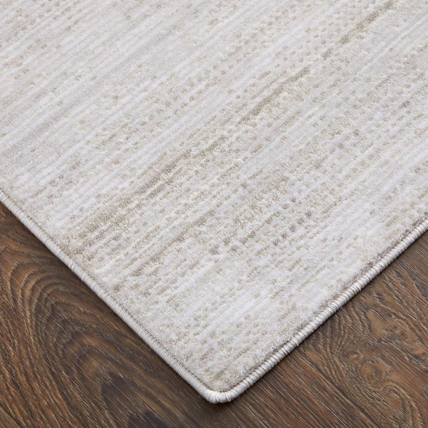 Ivory 2 ft. x 3 ft. Solid Color Area Rug