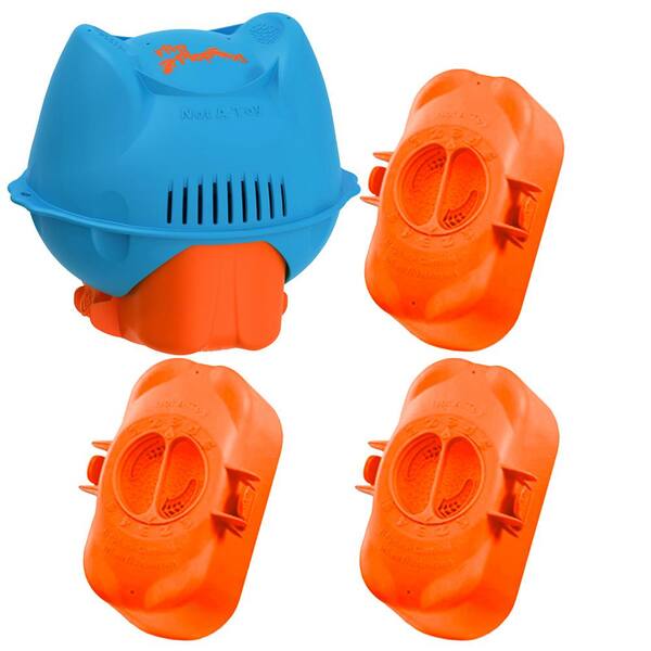 HEY! Cool Pool Flip Plop XL Floating Pool Care Chlorinating with Chlorine Cartridge Refill