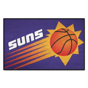 NBA Retro Phoenix Suns Purple 2 ft. x 3 ft. Starter Mat Area Rug