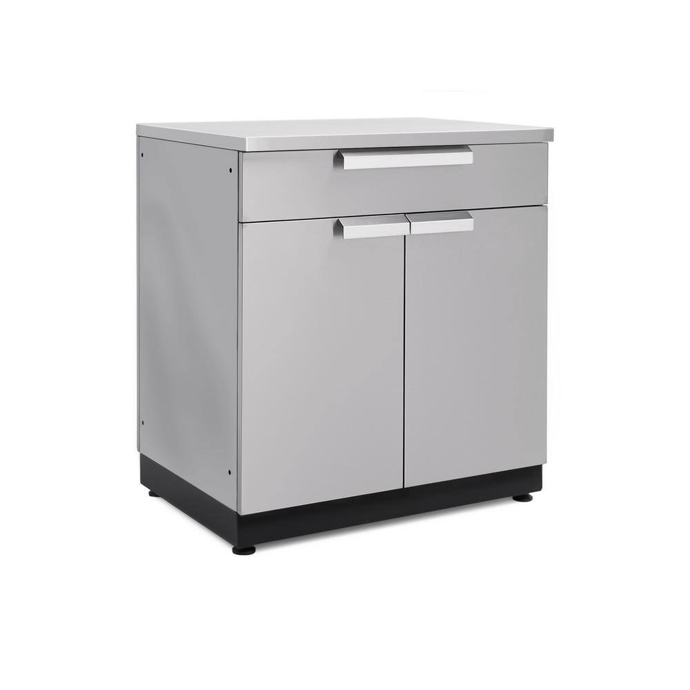 Stainless Steel 32-Inch Outdoor Bar Cabinet with Drawer