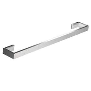 Bath 24 in. Square Wall Mounted Towel Bar Stainless Steel Towel Holder in Brushed Nickel