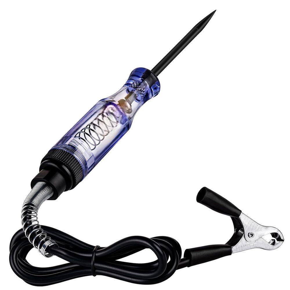 Automotive Circuit Tester Pen 6-Volt-12V-24V Electrical Fuse Continuity Voltage Test Light Sharp Probe Alligator Clip price history on PriceWatchPro