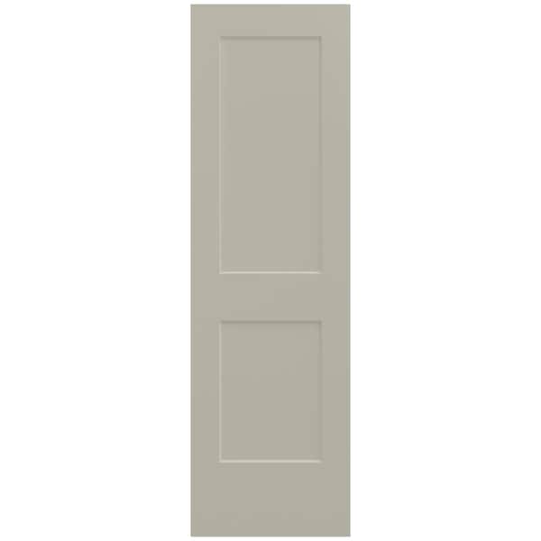 JELD-WEN 24 in. x 80 in. Monroe Desert Sand Painted Smooth Solid Core Molded Composite MDF Interior Door Slab