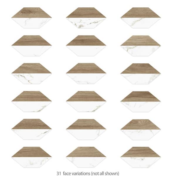 Llama Kayak Lagom Nature 6-1/2 in. x 12-1/2 in. Porcelain Floor and Wall Take Home Tile Sample