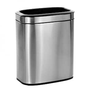 5.3 Gal. Stainless Steel Slim Trash Can with Liner