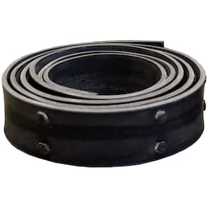 1/4 in. x 3 in. x 12 ft. Flexible Black Beam Strap with Bolts for Faux Wood Beams