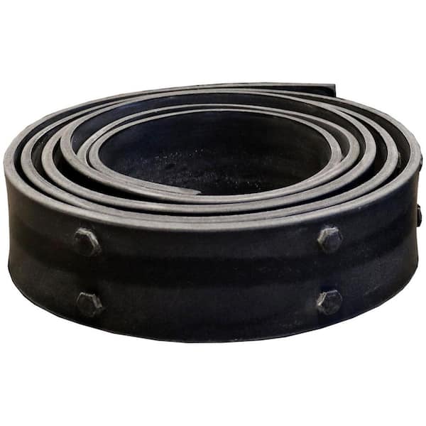 Ekena Millwork 1/4 in. x 3 in. x 12 ft. Flexible Black Beam Strap with Bolts for Faux Wood Beams