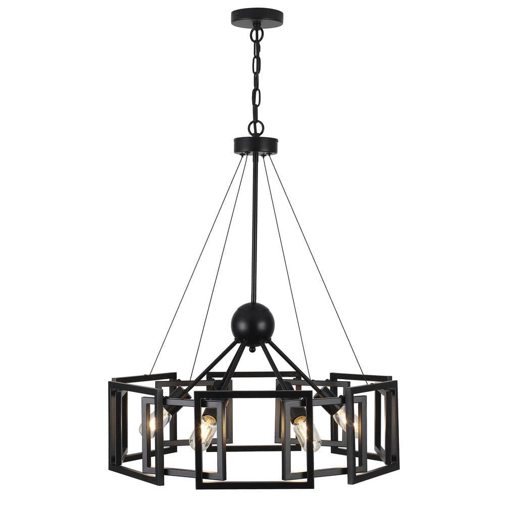 6-Light Black Modern Hanging Linear Chandelier Lighting Fixture for Kitchen Island price history on PriceWatchPro