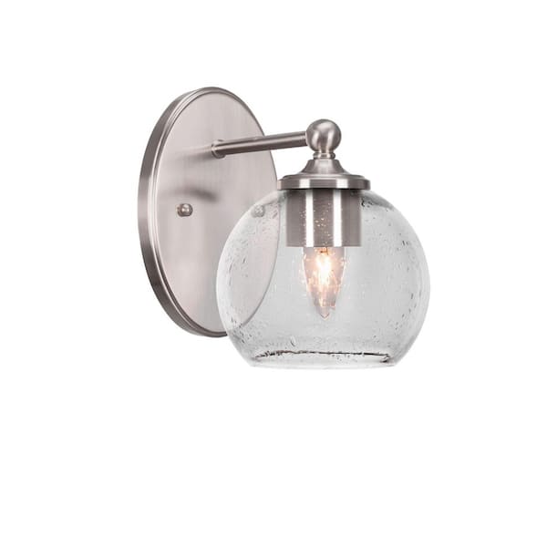 Unbranded Royale 1-Light Brushed Nickel Wall Sconce