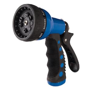 9-Pattern Revolver Front Trigger Spray Nozzle in Blue