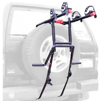 70 lbs. Capacity 2-Bike Vehicle Spare Tire Bike Rack