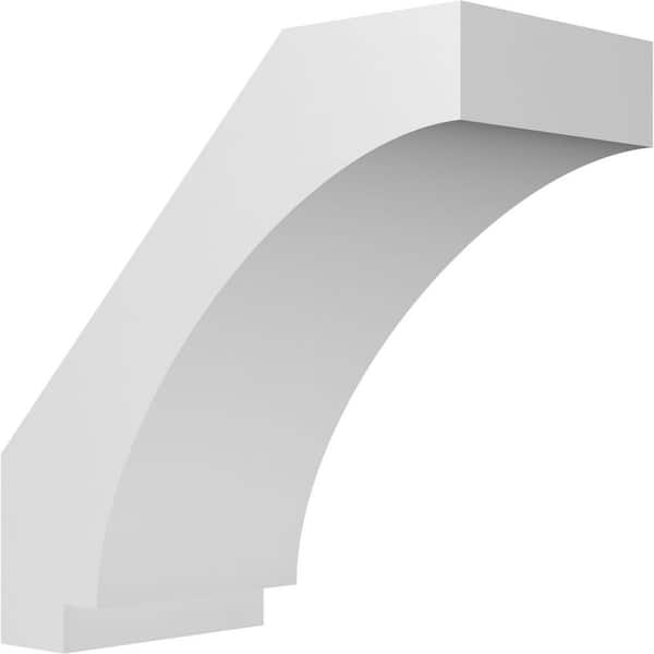 Ekena Millwork Imperial 3 in. x 6 in. x 6 in. Architectural Grade PVC Knee Brace