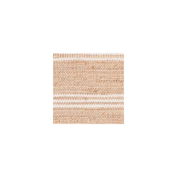 Natural Fiber 6 ft. x 9 ft. Natural/Ivory Coastal Striped Area Rug