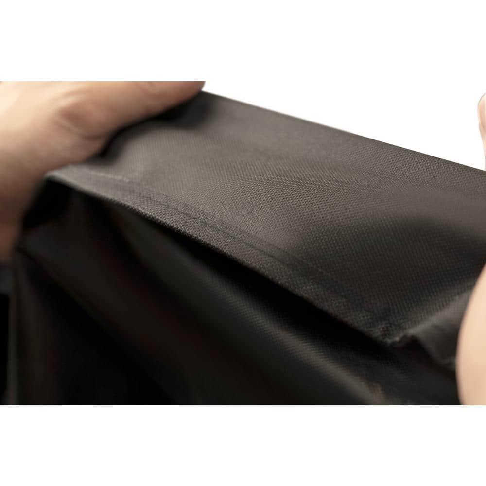 Monument 51-Inch Black Nylon PVC Gas Grill Cover