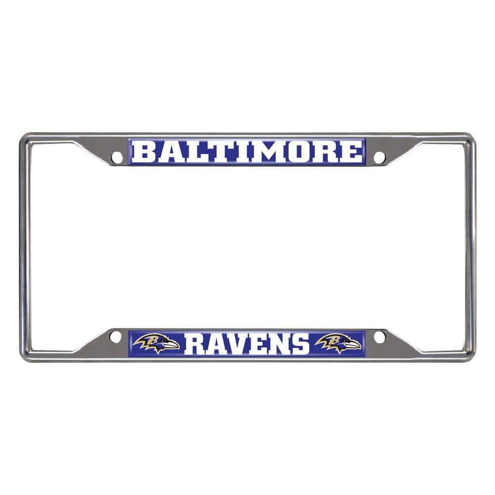 Go Ravens Novelty Metal License Plate Tag