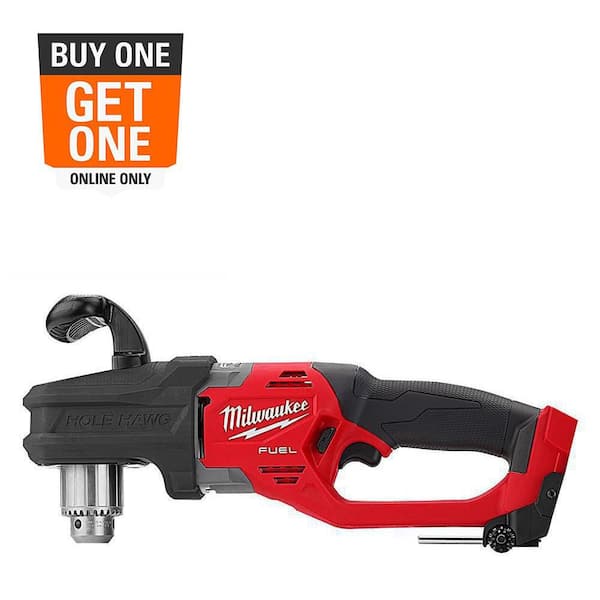 Milwaukee M18 FUEL GEN II 18V Lithium-Ion Brushless Cordless 1/2 in. Hole Hawg Right Angle Drill (Tool-Only)