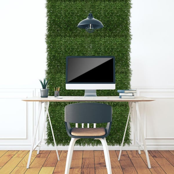 Reviews for Vigoro 40 in. H x 40 in. W Green Artificial Jasmine