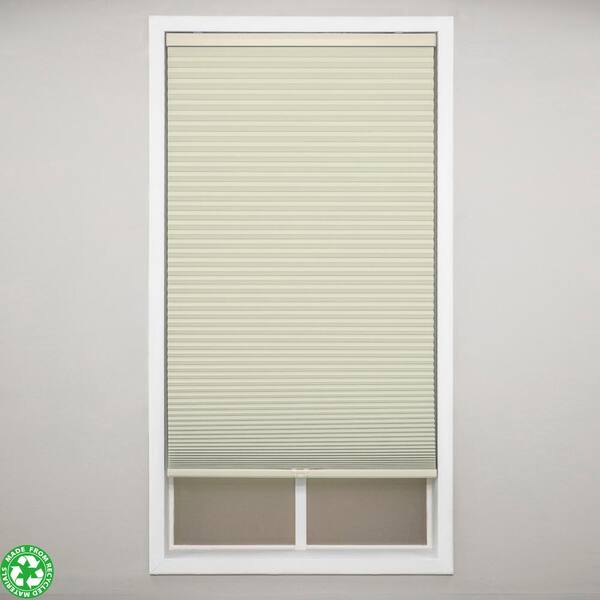 Eclipse Alabaster Cordless Blackout Polyester Cellular Shades 59 in. W x 72 in. L