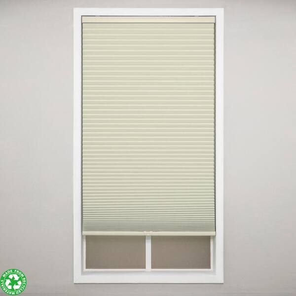 Eclipse Alabaster Cordless Blackout Polyester Cellular Shades 61.5 in. W x 72 in. L