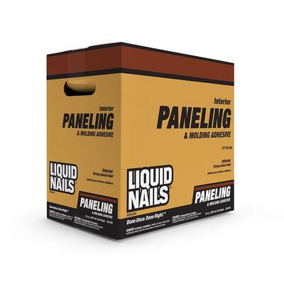 Paneling and Molding 10 oz. Tan Interior Solvent-Based Construction Adhesive (24-Pack)