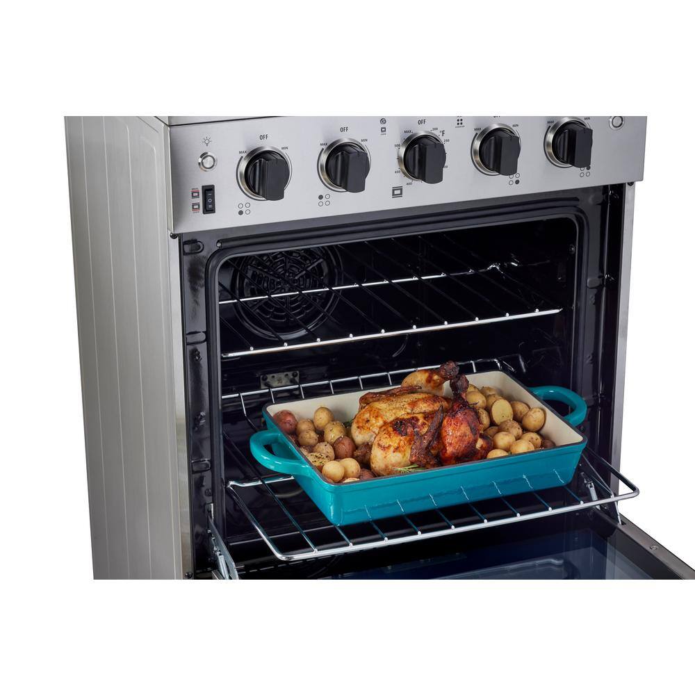 Prestige 24" Stainless Steel Freestanding Electric Convection Range