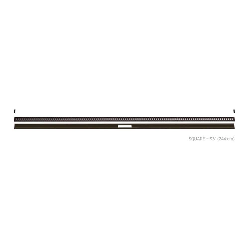 Kerdi-Line-Vario Bronze 96 in. Square Grate and Channel Floor Installation Kit for Accessory price history on PriceWatchPro