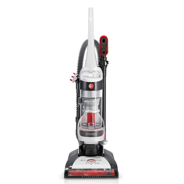 HOOVER WindTunnel Cord Rewind Pet, Bagless, Corded, Washable Filter, Upright Vacuum Cleaner for Carpet & Pet Hair, UH71320V