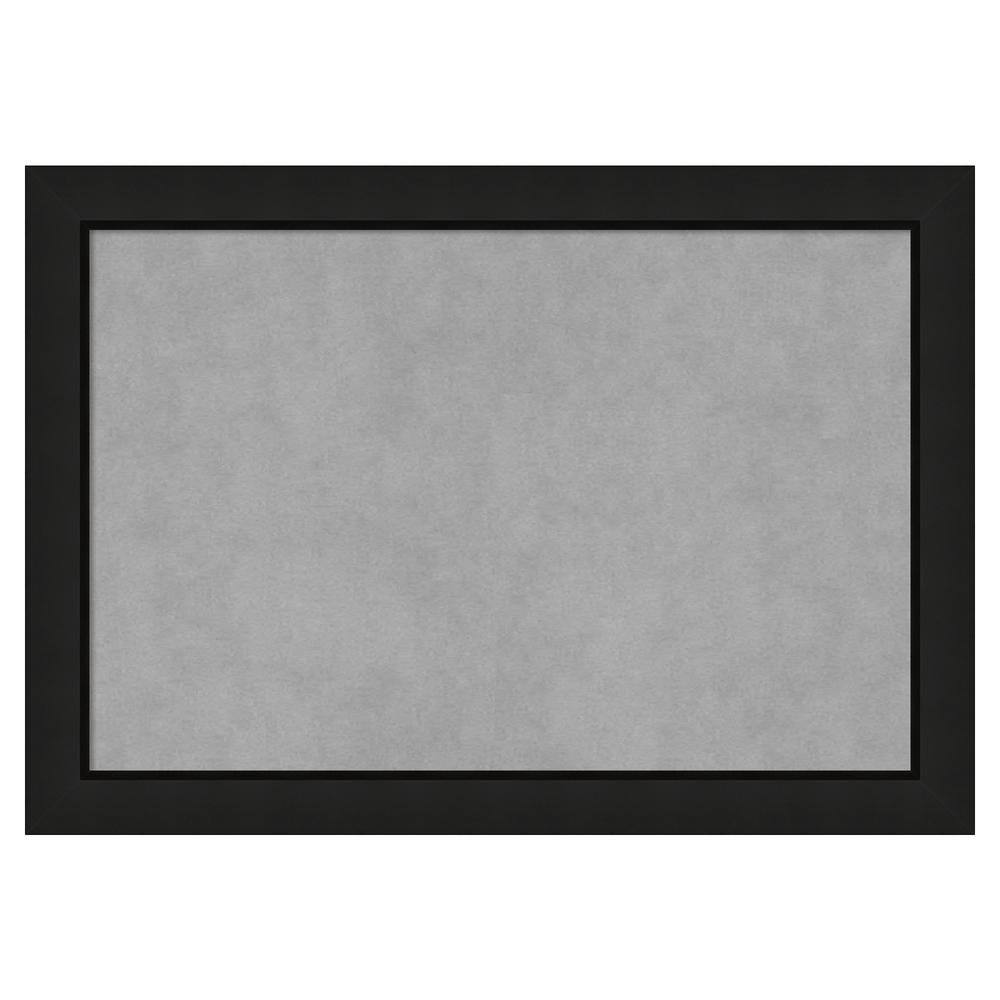 Midnight Black Narrow 27 in. x 19 in. Framed Magnetic Board price history on PriceWatchPro