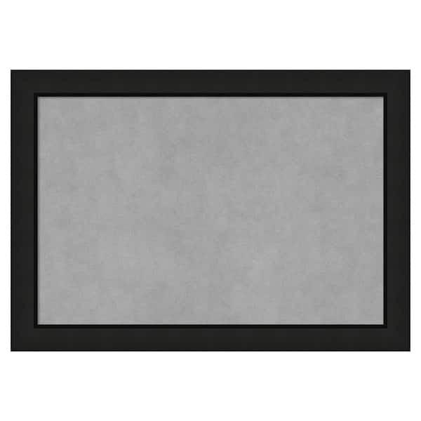 Amanti Art Midnight Black Narrow 27 in. x 19 in. Framed Magnetic Board