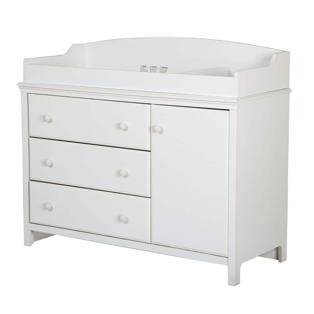 South Shore Cotton Candy 3-Drawer Pure White Changing Table -  3250333
