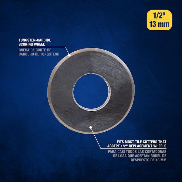 QEP 1/2 in. Tungsten Carbide Tile Cutter Replacement Scoring Wheel