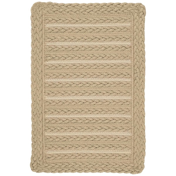 Capel Boathouse Beige 3 ft. x 3 ft. Cross Sewn Area Rug