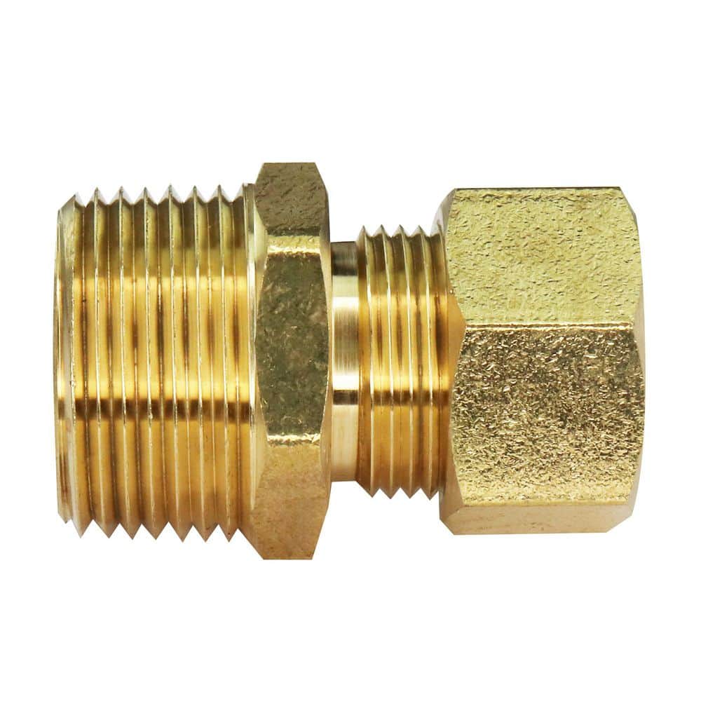 1/2 in. x 3/4 in Brass Compression x MIP Water Heater Adapter Fitting (2-Pack) price history on PriceWatchPro